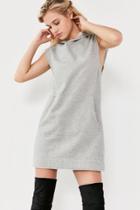 Urban Outfitters Bdg Heather Muscle Hoodie Dress