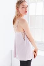 Silence + Noise Catalina Lace-up Side Cami