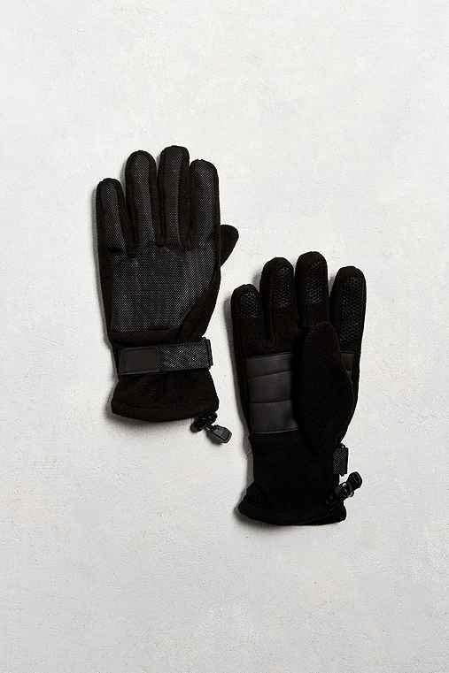 Urban Outfitters Fleece Glove,black,one Size