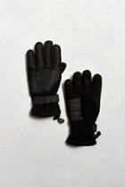 Urban Outfitters Fleece Glove,black,one Size