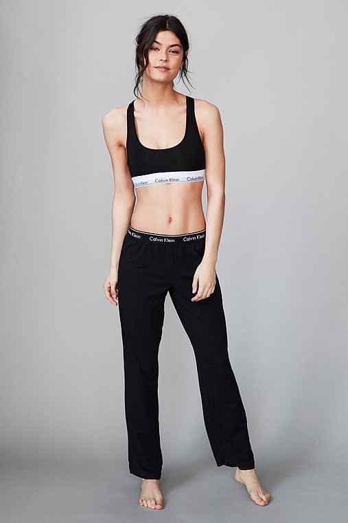 Urban Outfitters Calvin Klein Jersey Sleep Pant,black,s