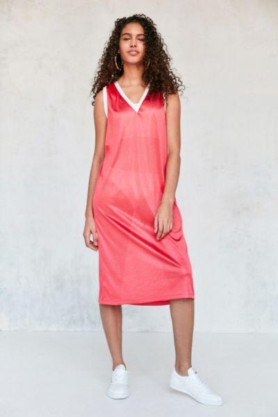 Silence + Noise Athletic Jersey Midi Dress