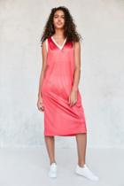Silence + Noise Athletic Jersey Midi Dress