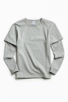 Urban Outfitters Reebok X Beams Reflective Mesh Panel Long Sleeve Tee