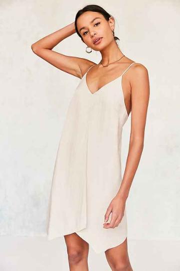 Urban Outfitters Six Crisp Days Tie-back Slip Dress,cream,m