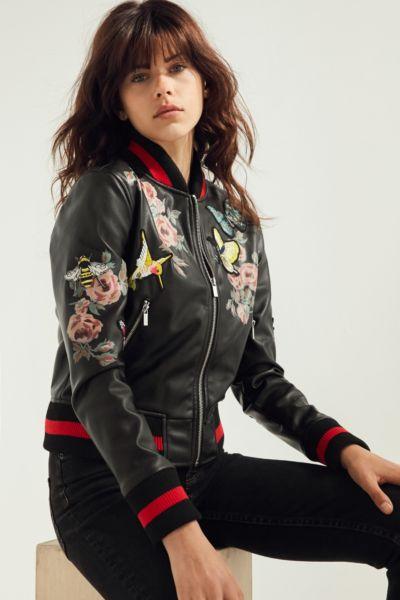 Silence + Noise Ashland Patchwork Bomber