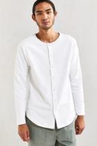 Publish Aydan Terry Buttoned Long Sleeve Tee