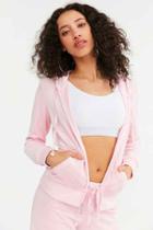 Urban Outfitters Juicy Couture For Uo Robertson Hoodie Jacket,rose,s