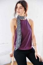 Urban Outfitters Silence + Noise Leela Cami,purple,s