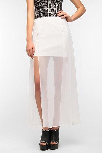 Staring At Stars Double Slit Maxi Skirt