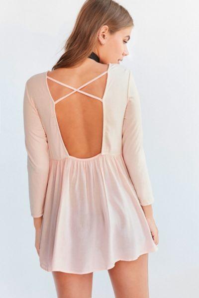 Urban Outfitters Kimchi Blue Stella Babydoll Tunic Top