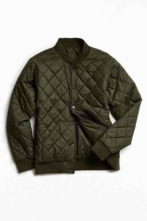 Urban Outfitters The North Face Reversible Jester Bomber Jacket,green,s