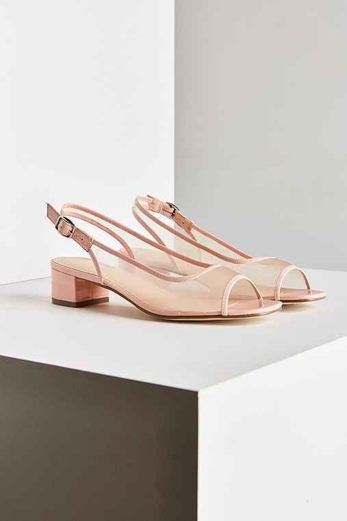Urban Outfitters Robin Slingback Heel,beige,10