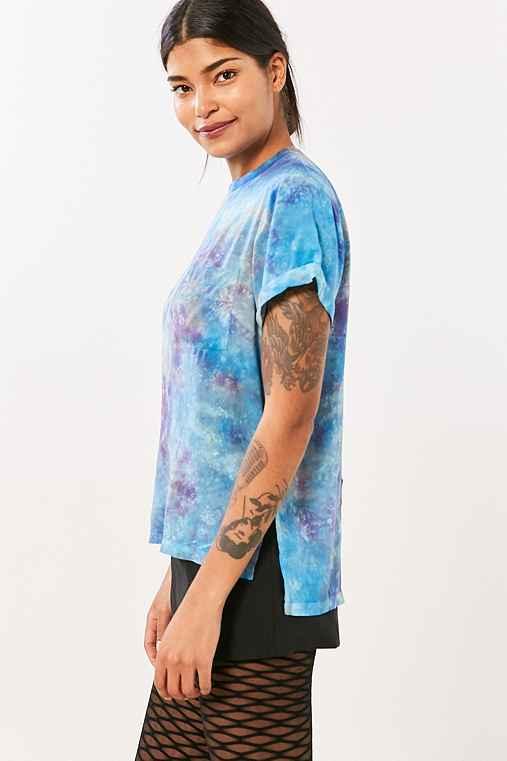 Urban Outfitters Silence + Noise Tie-dye Pocket Tee,purple,l