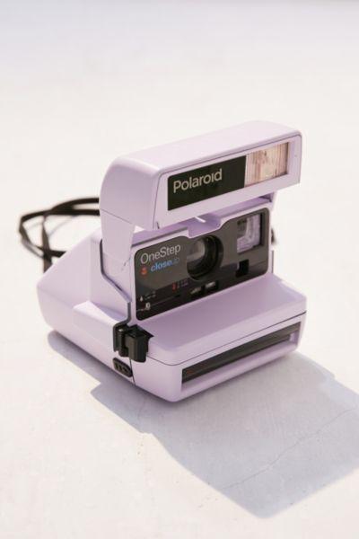 Impossible X Uo Lavender Polaroid 600 Close-up Instant Camera