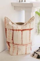 Urban Outfitters Peach Shibori Standing Laundry Bag Hamper,pink,one Size
