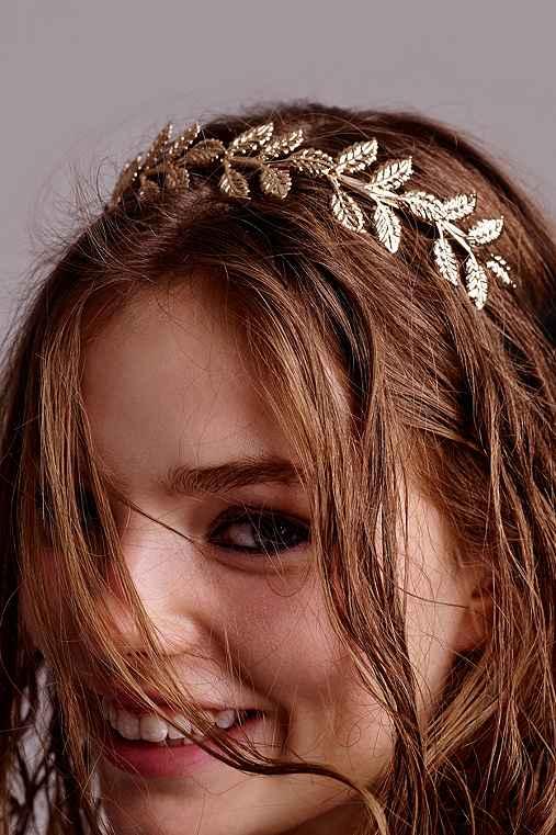 Urban Outfitters Athena Headband,gold,one Size
