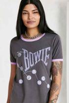 Urban Outfitters Junk Food Classic Rock Ringer Tee,washed Black,m