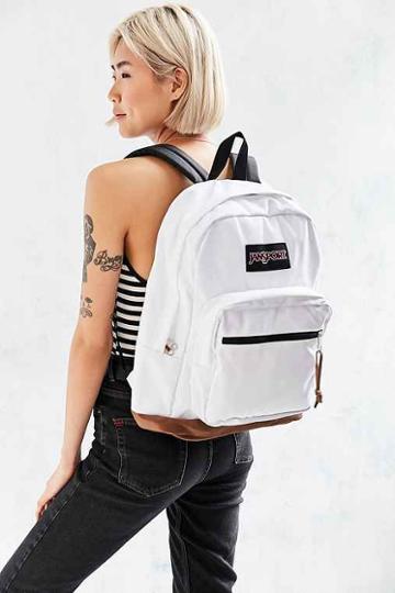 Urban Outfitters Jansport Right Pack Backpack,white,one Size