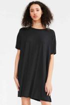 Urban Outfitters Silence + Noise Boxy Tee Dress,black,m