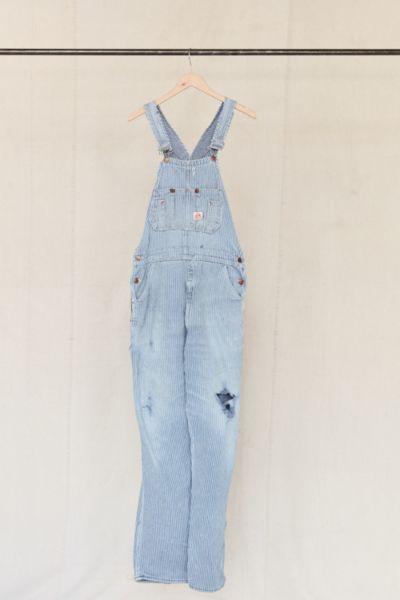 Urban Renewal Vintage Roundhouse Railroad Stripe Overall