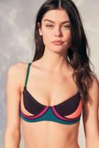 Urban Outfitters Cynthia Rowley Colorblock Bikini Top