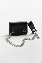 Urban Outfitters Uo Chain Wallet,black,one Size