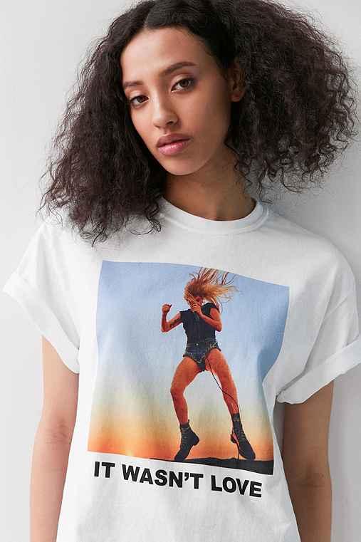 Urban Outfitters Lady Gaga Perfect Illusion Tee,white,s
