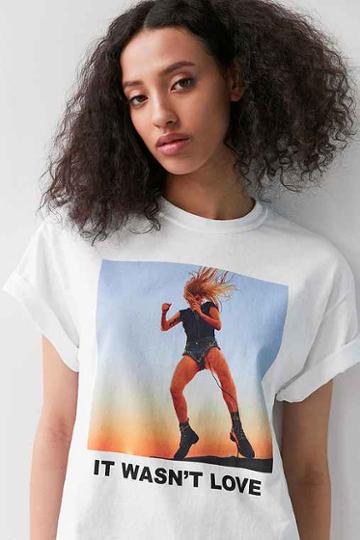Urban Outfitters Lady Gaga Perfect Illusion Tee,white,s