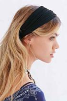 Urban Outfitters Bella Super-wide Headwrap,black,one Size