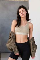 Urban Outfitters Out From Under Patitz Ribbbed Bra,cream,s