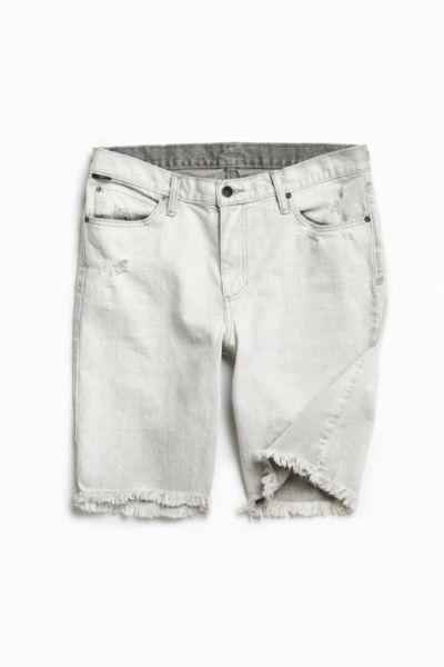 Bdg Destructed Bleached Grey Denim Short