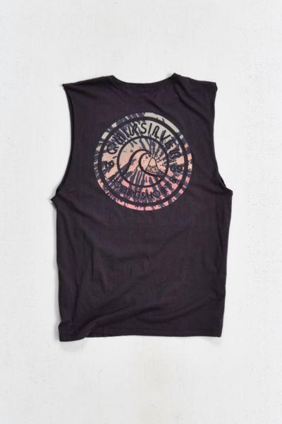 Urban Outfitters Quiksilver Spiral Muscle Tank Top