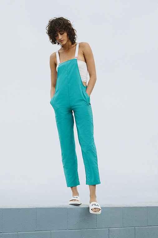 Urban Outfitters Fila + Uo Debra Suspender Overall,green,m