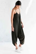 Urban Outfitters Silence + Noise Oversized Jumpsuit,green,xs