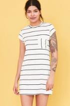 Cooperative Striped Pocket T-shirt Dress