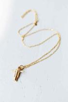 Urban Outfitters Mister Jc Necklace,gold,one Size