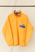 Urban Renewal Vintage Patagonia Orange Fleece Pullover Jacket