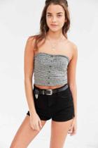 Urban Outfitters Project Social T Kaileigh Tube Top,black & White,l