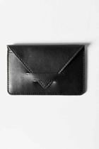 Urban Outfitters Simple Cardholder Wallet,black,one Size
