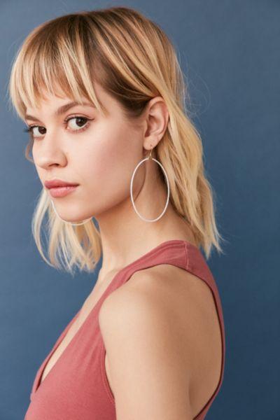 Urban Outfitters Hand-beaded Hoop Earring