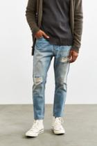 Urban Outfitters Rolla's X Uo Destroyed Stonewash Stubbs Cropped Jean