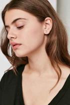 Urban Outfitters 18k Gold-plated Rhinestone Icon Post Earring,gold,one Size