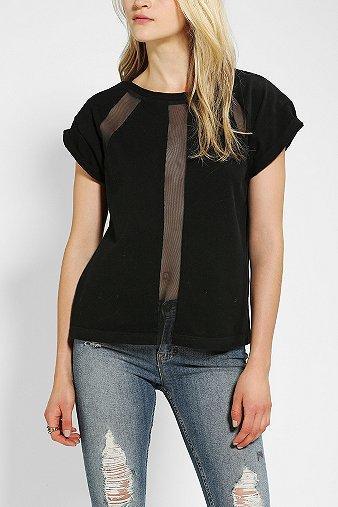 Urban Renewal Pieced Mesh Tee