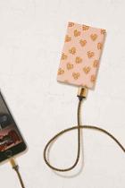 Urban Outfitters Slim Pizza Portable Power Charger,pink,one Size