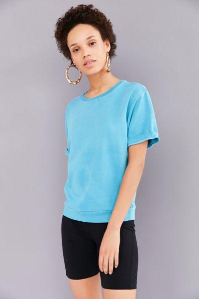 Urban Outfitters Bdg Liv Short-sleeve Pullover Sweatshirt