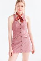 Urban Outfitters Cooperative Parker Corduroy Button-down Mini Jumper Dress