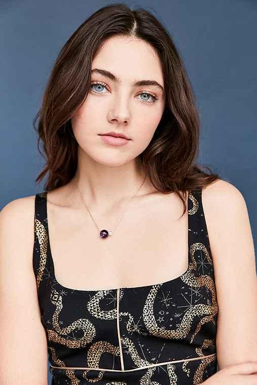 Urban Outfitters Prismatic Short Necklace,gold,one Size