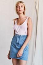 Urban Outfitters Vintage Guess Medium Wash Denim High-rise Mini Skirt