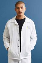 Urban Outfitters X-large Block Party Coach Jacket,white,l
